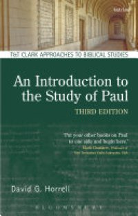 cover of the book An Introduction to the Study of Paul