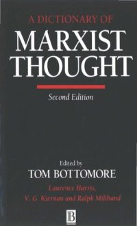 cover of the book A Dictionary of Marxist Thought