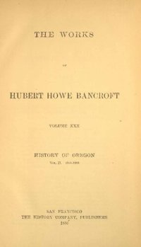 cover of the book History of Oregon