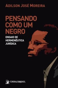 cover of the book Pensando como um negro