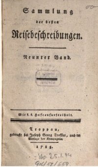 cover of the book Sammlung der besten Reisebeschreibungen