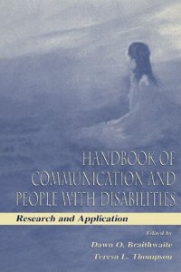 cover of the book Handbook of Communication and People with Disabilities: Research and Application