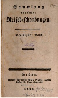 cover of the book Sammlung der besten Reisebeschreibungen