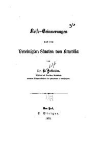 cover of the book Reise-Erinnerungen aus den Vereinigten Staaten von Amerika