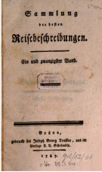 cover of the book Sammlung der besten Reisebeschreibungen