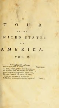 cover of the book A Tour in the United States of America