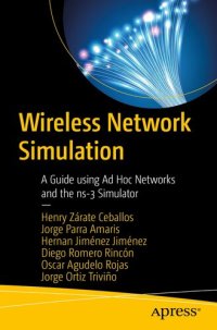 cover of the book A Guide using Ad Hoc Networks and the ns-3 Simulator