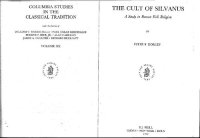 cover of the book The Cult Of Silvanus: A Study In Roman Folk Religion