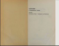 cover of the book Lactation: A comprehensive treatise,