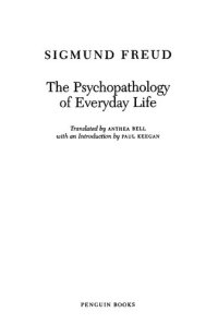 cover of the book The Psychopathology of Everyday Life