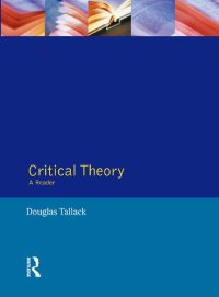 cover of the book Critical Theory: A Reader