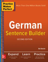 cover of the book Practice Makes Perfect German Sentence Builder