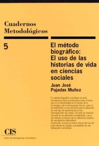 cover of the book El método biográfico: El uso de las historias de vida en ciencias sociales