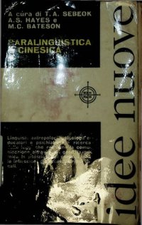 cover of the book Paralinguistica e cinesica