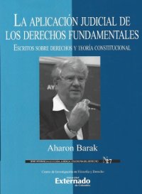 cover of the book La aplicación judicial de los derechos fundamentales