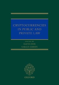 cover of the book Cryptocurrencies in Public and Private Law