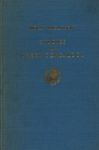 cover of the book Studies in Greek Genealogy