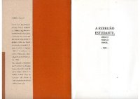 cover of the book A rebelião estudantil: México, França, Brasil, 1968