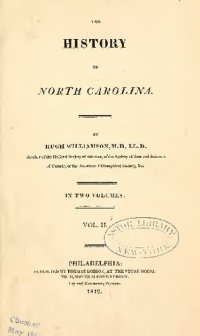 cover of the book The History of North Carolina