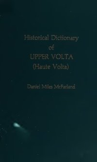 cover of the book Historical Dictionary of Upper Volta (Haute Volta)