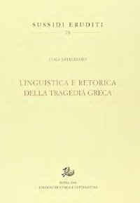 cover of the book Linguistica e retorica della tragedia greca