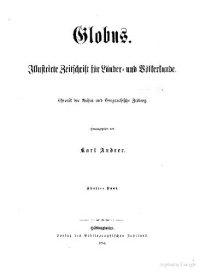 cover of the book Globus. Illustrirte Zeitschrift für Länder- und Völkerkunde