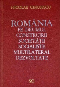 cover of the book România pe drumul construirii societății socialiste multilateral dezvoltate. Rapoarte, cuvîntări, interviuri, articole