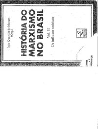 cover of the book História do Marxismo no Brasil: os influxos teóricos