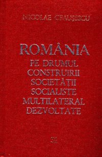 cover of the book România pe drumul construirii societății socialiste multilateral dezvoltate. Rapoarte, cuvîntări, interviuri, articole