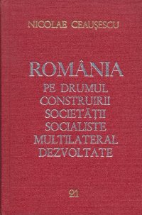 cover of the book România pe drumul construirii societății socialiste multilateral dezvoltate. Rapoarte, cuvîntări, interviuri, articole