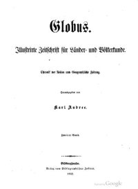 cover of the book Globus. Illustrirte Zeitschrift für Länder- und Völkerkunde