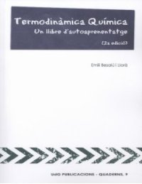 cover of the book Termodinàmica química. Un llibre d'autoaprentatge