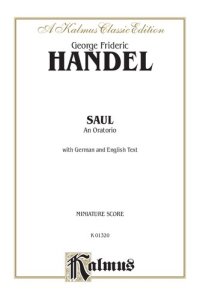 cover of the book Saul (1739), An Oratorio - Miniature Score