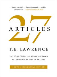 cover of the book 27 Articles: T. E. Lawrence