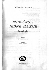 cover of the book Prilog uvodu u narcizam—Nesvjesno—S onu stranu načela ugode—Ja i Ono