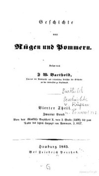 cover of the book Geschichte von Rügen und Pommern