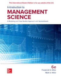 cover of the book Introduction to management science : a modeling and case studies approach with spreadsheets