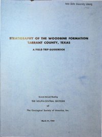 cover of the book Field trip guidebook : stratigraphy of the Woodbine Formation, Tarrant County, Texas.