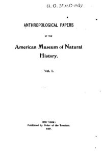 cover of the book Anthropoogical Papers of the American Museum of National History