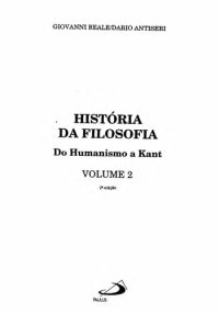 cover of the book História Da Filosofia: Do Humanismo A Kant