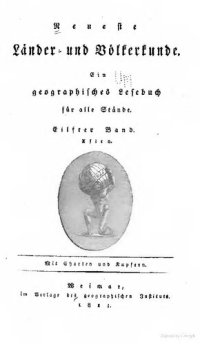 cover of the book Neueste Länder- und Völkerkunde; ein geographisches Lesebuch für alle Stände