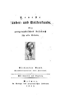 cover of the book Neueste Länder- und Völkerkunde; ein geographisches Lesebuch für alle Stände