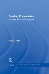 cover of the book Reading Ecclesiastes: A Literary and Cultural Exegesis