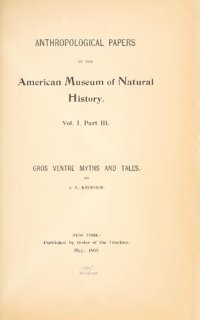 cover of the book Gros Ventre Myths and Tales