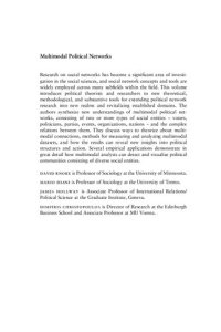 cover of the book Multimodal Political Networks