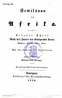 cover of the book Semilasso in Afrika; aus den Papieren des Verstorbenen