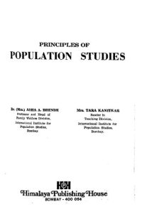 cover of the book Principles of Population Studies