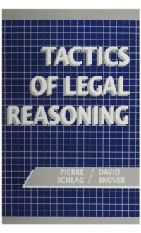 cover of the book Tactics of Legal Reasoning