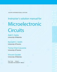 cover of the book Instructor’s solution manual for Microelectronic Circuits