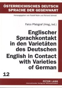 cover of the book Englischer Sprachkontakt in den Varietäten des Deutschen - English in Contact with Varieties of German